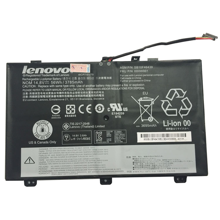 Lenovo ThinkPad S3 Yoga 14 4ICP7/51/79 Caricabatterie, alimentatori per notebook