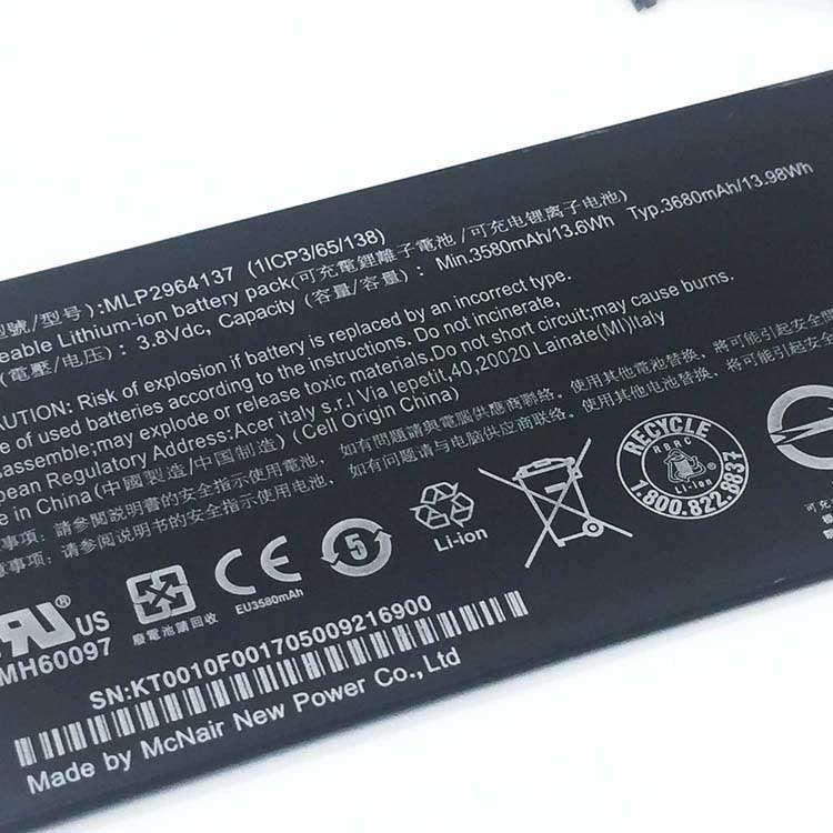 ACER ACER A1402  Аккумуляторная