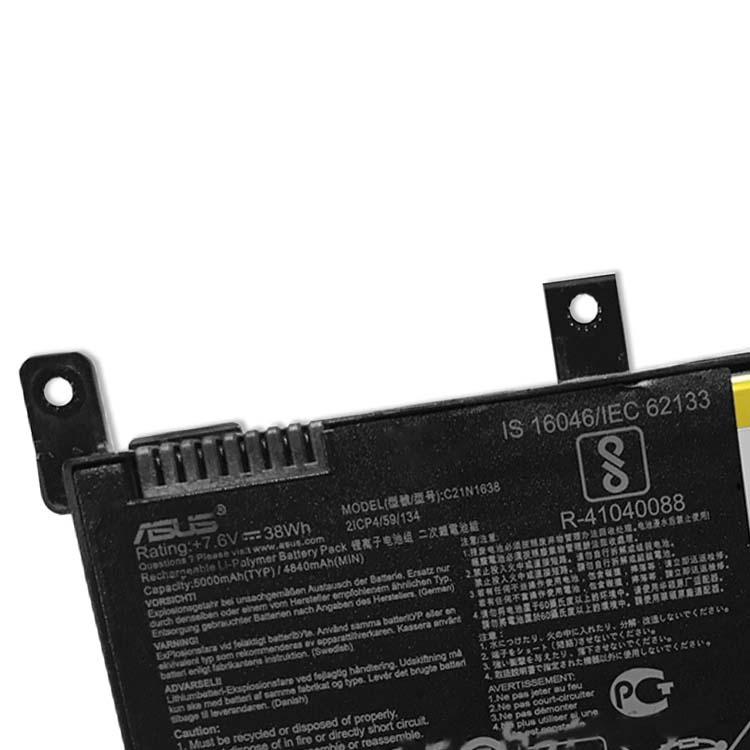 ASUS A480U Аккумуляторная