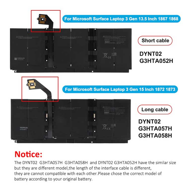 MICROSOFT MICROSOFT Surface Laptop 3 1873 Аккумуляторная