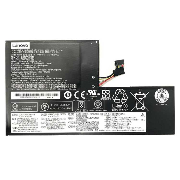 LENOVO L17C3PG0 Wiederaufladbare Batterien