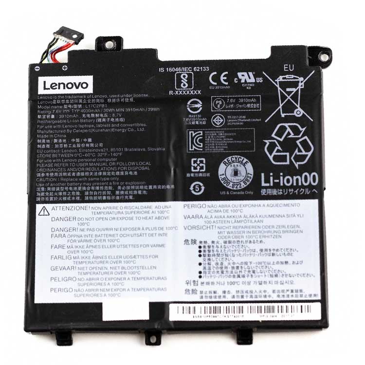 LENOVO L17C2PB2 Wiederaufladbare Batterien