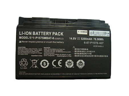 CLEVO Sager NP8290 Series Аккумуляторная
