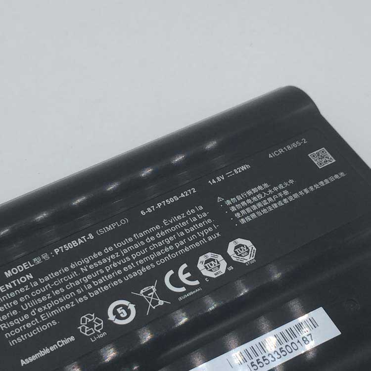 CLEVO Clevo P751ZM Аккумуляторная