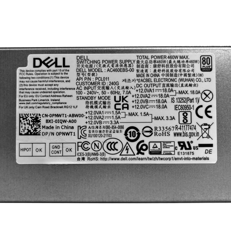 Netzteile für DELL Dell V3910
